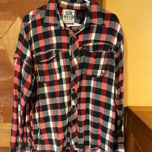 Long sleeve flannel.  Akademiks